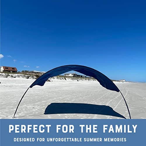 Original Beach Shade Cordless - Windproof Beach Umbrella Sun Shelter - Portable Beach Shade Canopy Tent With Easy Setup - Lightweight Sun Shade For Beach, Wind Sail Protection, And Outdoor Activities #TOP3