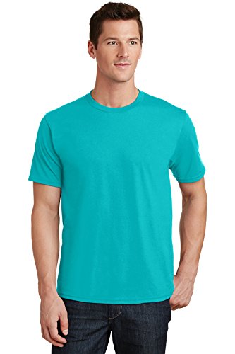 PORT AND COMPANY Fan Favorite Tee (PC450) Bright Aqua, XL
