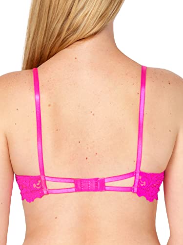 Smart & Sexy Women's Signature Lace Push-Up Bra 2-Pack, M Pink/Anthracite, 36D #TOP5