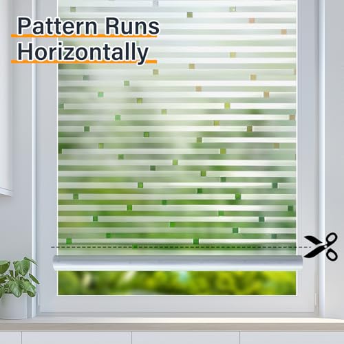 Película para ventana efecto esmerilado 17.5 x 78.7 pulgadas miniatura 6