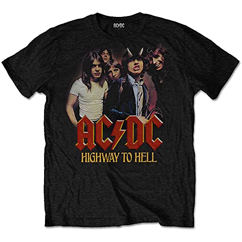 Image of Ac/Dc H2H Band Official Tee T-Shirt Mens Unisex (Medium) Black
