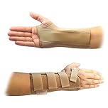 TALARMADE BODYMEDICS UK HAND MADE WOVEN ELASTIC WRIST HAND SPLINT BRACE SUPPORT (Left - Extra large)