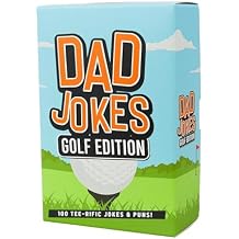 Gift Republic Dad Jokes Golf Edition - 100 Dad Joke Cards - Funny Golf Jokes, Word Games and One Liners