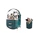 Produktbild HFDXG Kosmetische Organisatoren Große Kapazität kosmetischer Aufbewahrungsbehälter kosmetische Bürste Eimer Wasserdicht (Color : Green, Size : One Size)