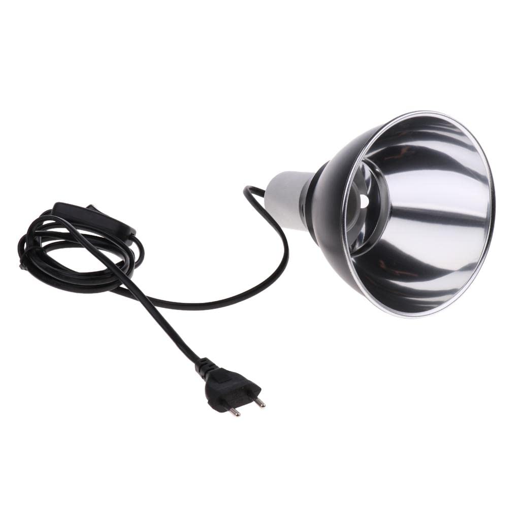 CALANDIS E27 Light Dome Reflector Reptile Bulb Holder Tortoise Lamp Holder EU Plug-image-37