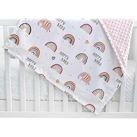 iEvolve Baby Blankets Minky Receiving Blanket Cover