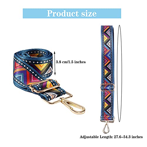 Fivebop 5 Pcs Purse Strap Replacement Adjustable Wide Crossbody Straps Belt For Canvas Bag Handbags Shoulder Bag (5Pcs-Multicolor#01) #TOP1