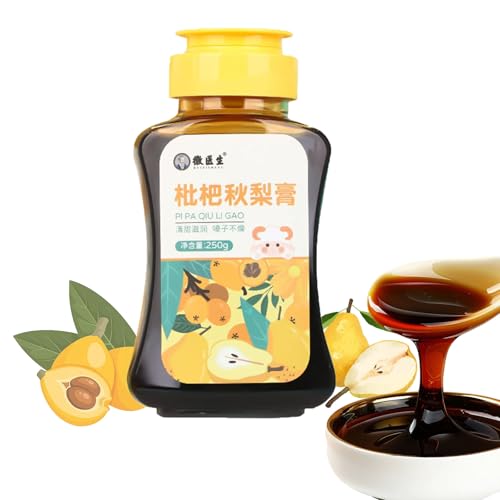 Loquat Pear Syrup,250g/8.8oz,Autumn Pear Tea,Can Relieve Dry Throatæž‡æ·ç§‹æ¢¨è†