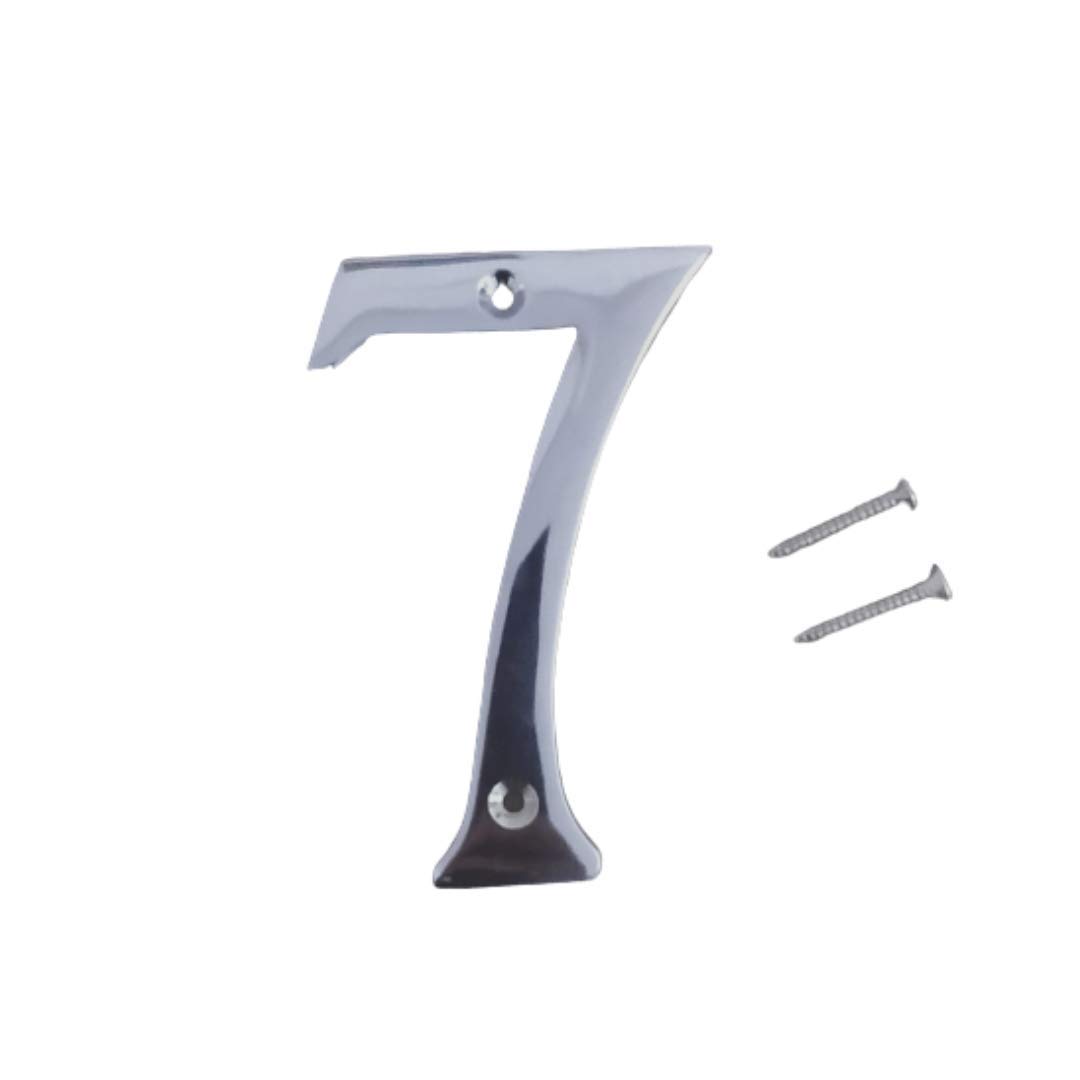 4"Hotel House Door Numbers Genuine Brass Made Silver (Number 9) — Amazon image 11
