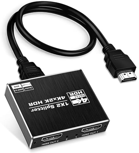 Anfurt HDMI z hdmi Xvb^[ 4K@60Hz 1 2o 2 o A~jE 摜̕ HDMI2.0b HDCP2.2 HDR10 Ή (1)