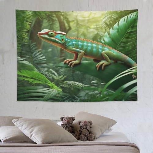 Tapisserie murale caméléon PAZZK pour cacher un mur vide en tissu