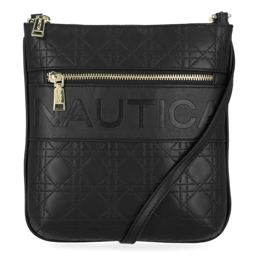 Image of Nautica Lakeside Signature Jaquard North South Crossbody Bag