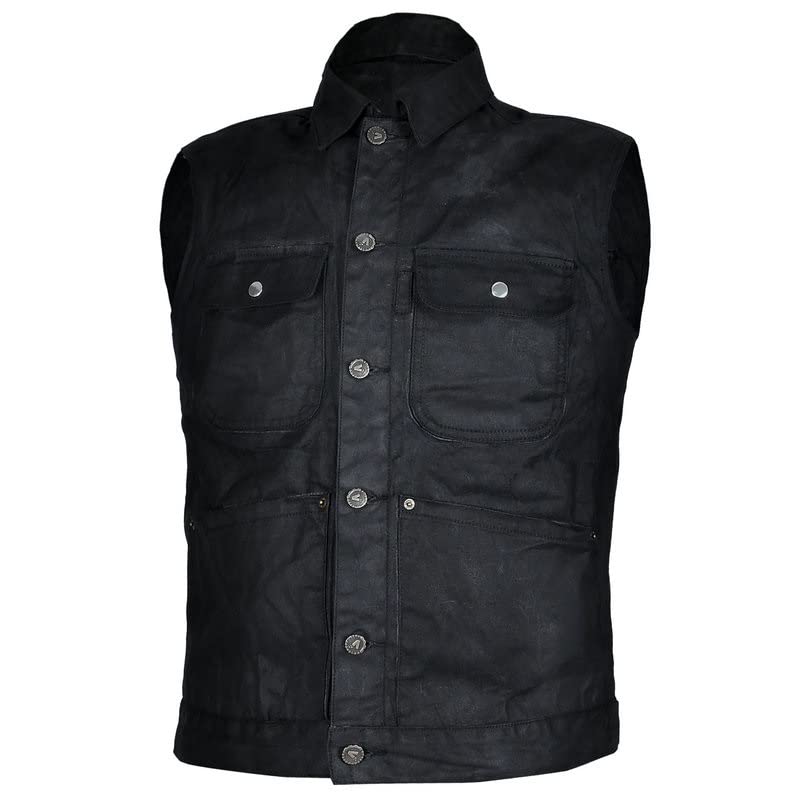 ジャケット・アウター RIDERS SYNTHETIC LEATHER VEST JACKET Amazon.com: TETHY Motorcycle Riding Vest - Sleeveless