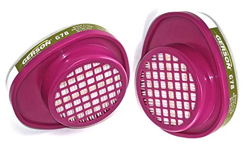 (Ship from USA) Gerson Full-Face TPE Respirator w/Organic Vapor 089901-KIT4 NEW /ITEM NO#E8FH4F85428604 - Thumbnail 2
