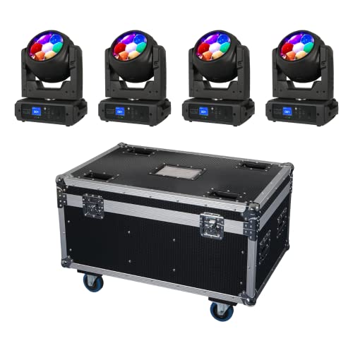 4x Elumen8 Evora 740ZP Zoom Wash Bundle inc Case