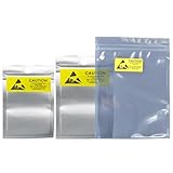 36Pcs 3.15 * 5.12/3.94 * 5.91/5.91 * 7.87 inches ESD Bags,Anti Static Bags,Translucent Antistatic Bag for SSD HDD,for Varieties of Electronic Device Hand Drive