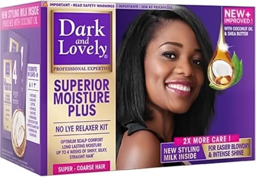 Generic - DARK AND LOVELY MOISTURE PLUS NO LYE RELAXER SUPER FOR COARSE HAIR 1 APPLICATION