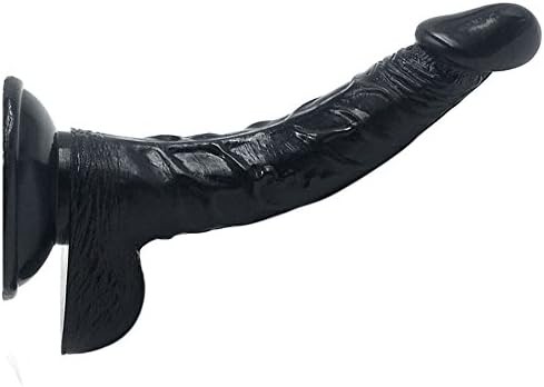 Realistic Flexible for Women and Men High-Quality and Medical Standard TPE Material 8.7 in,SEAE-0803-DEIN-MD9O(Black)