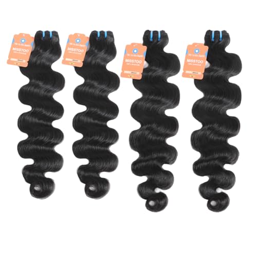 15A Cambodian Body Wave Bundles, 4 Bundles 26 26 28 28 Inch, Ultra Thin Double Drawn Sew In Weft, Unprocessed Raw Virgin Real Human Hair Extensions, Cuticle Aligned, Triple Lifespan, Reusable