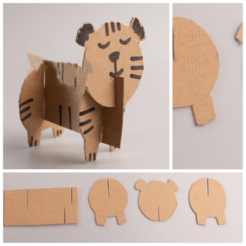 LGIFUTMAX 100x Blatt Kraftpapier A4 Papier 160 g/m² Pappe zum Basteln & Drucken Kartonpapier Tonpapier braun