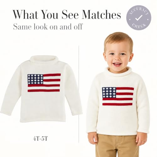 Image of Mud Pie Children's Rollneck Sweater