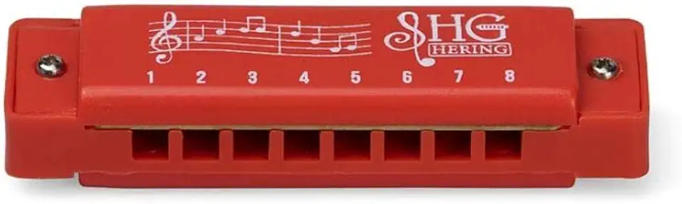 Gaita de Boca Hering Junior Vermelha Jrvm