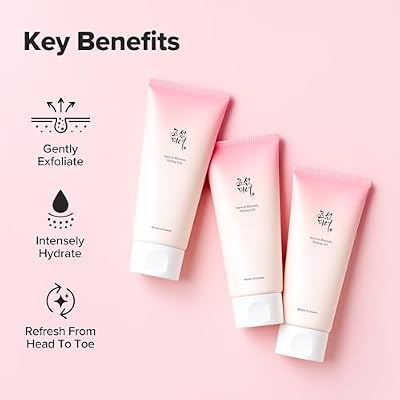 Beauty of Joseon Apricot Blossom Peeling Gel Soft Exfoliating Face and Body Scrub Dead Skin Cells Remover for All Skin Types, Korean Skincare for Men Women, 100ml, 3.38 fl.oz
