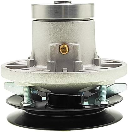 q&p AM108925 Spindle Assembly with Pulley Bracket Replace John Deere AM108925 285-231 Oregon 82-332 AM12226