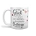 Hunde-Tasse: französische Bulldogge schwarz | Haustier | Kaffee-Tasse | Geschenk für Hundeliebhaber Hundebesitzer | Haustierliebe | Geschenkidee | Keramik 330ml | French Bulldog Geschenktasse