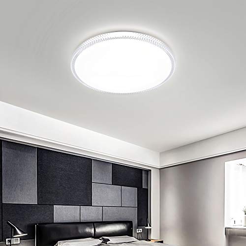 Éclairage intérieur moderne avec plafonnier LED encastré 36W à intensité variable 6000K - 4