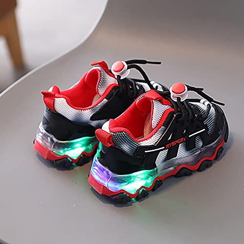 Kids Light Up Sneakers Breathable Sport Girls Boys Shoes Toddler Boy Light Up Sneakers Valentines Shoes for Toddlers2