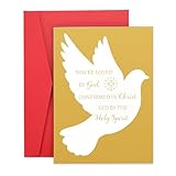 Konfirmationstauben-Karten, Konfirmationsgeschenke für Teenager, Mädchen, Jungen, Taufkarte für erwachsene Frau, Konfirmations-Sponsoren-Geschenk, christliche Geschenke, religiöse Karten für Patensohn