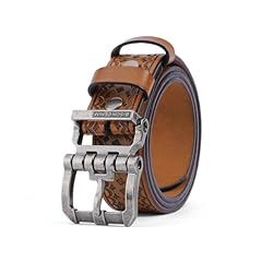 Silver Buckle-tan Belt