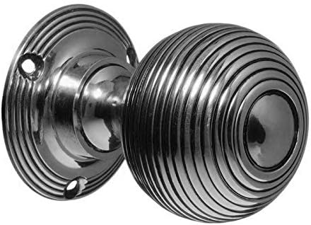 EUROARTReeded Mortice Door Knobs in Various Finishes (Polished Chrome)