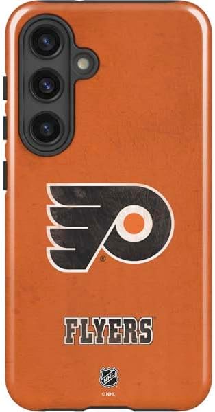 Skinit Impact Phone Case Compatible with Galaxy S24 - Officially Licensed NHL Philadelphia Flyers Alternate Jersey Design