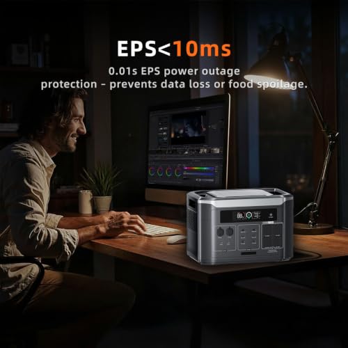 Image of BP3000 Solar Generator with Panel Optional, Expandable Portable Power Station, 3200W AC Outlets (6400W Peak), 2048Wh Power Station Expandable to 16kWh, LFP Battery, 1800W Fast Charging (BP3000+2X400W)