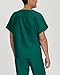Landau Essentials Unisex Relaxed Fit 1-Pocket V-Neck Scrub Top 7502 Hunter Green