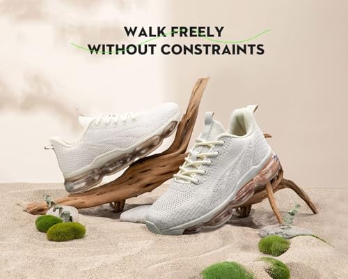 Image of Kapsen Womens Walking Running Shoes Air Cushion Breathable Fashion Tennis Sneakers Mesh Workout Casual Athletic Sports Gym