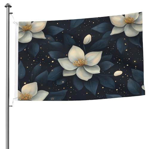Drapeau de jardin fleuri grande taille pour décoration extérieure de terrasse
