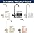 iSpring GK1-ORB Heavy Duty Reverse Osmosis Faucet, High Spout Kitchen Bar Sink Drinking Water Faucet, Contemporary Style RO Faucet, Oil Rubbed Black