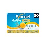 Fybogel Orange Fiber Supplement Sachets, 30 Count - Natural Digestive Support, Gentle Relief, Easy Mix Powder, Daily Use, Convenient Packets for Regularity, Healthier Lifestyle