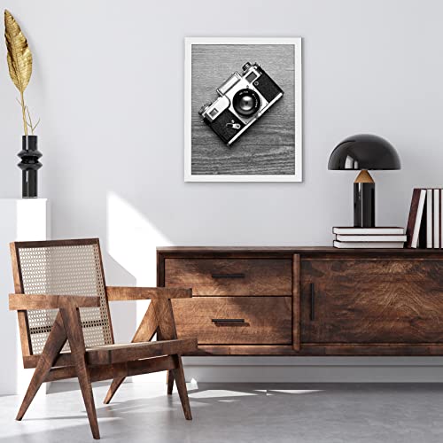 Americanflat 16x20 Picture Frame with Polished Plexiglass - White Picture Frame - Wide Photo Frames Made of Engineered Wood for Vertical or Horizontal Wall Display - Epic Collection - White