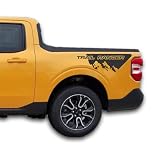 Adventure Mountain Peaks Bedside Decals Graphics | Compatible with Ford Maverick 2021-2026 | Die Cut Vinyl Accessory Gift idea
