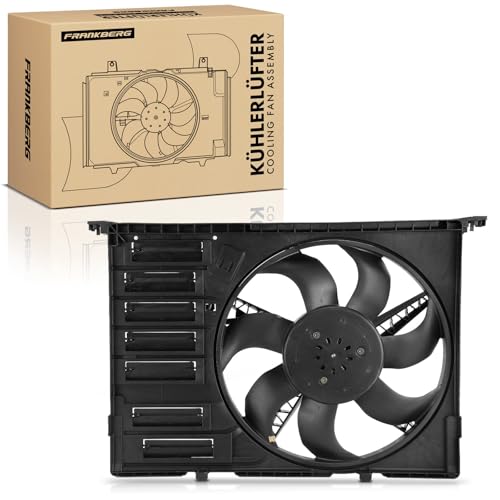 Frankberg Ventilador del Radiador con bastidor de ventilador de radiador Compatible con Min.i F56 C.o.o.p.e.r SE/Eléctrico Eléctrico 2019-2024 Replace# 17428486443