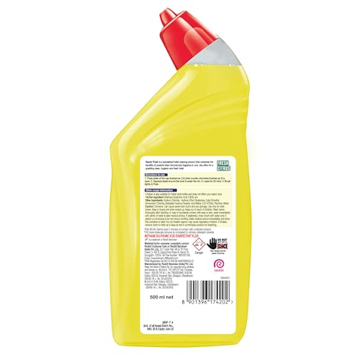 Image of Harpic Organic Active Disinfectant Toilet Cleaner Liquid, Citrus - 500 ml | India's # 1 Toilet Cleaner