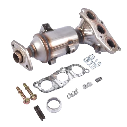 Bisenya Katalysator mit Dichtungssatz Euro IV Ersatz für 107 C1 Aygo 1.0 Hatchback 998ccm 68HP 50KW (Petrol) 2005-2014 0342K3 171400Q010 758147