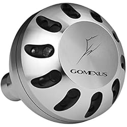Carrete Shimano Sw GOMEXUS Aluminio Pomo Carrete para Shimano Stella SW Bull's Eye Spheros SW A Perilla Carretes de Pesca Spinning, Directo Instalación, Daiwa BG Penn Battle II Perforación Instalación, 45mm