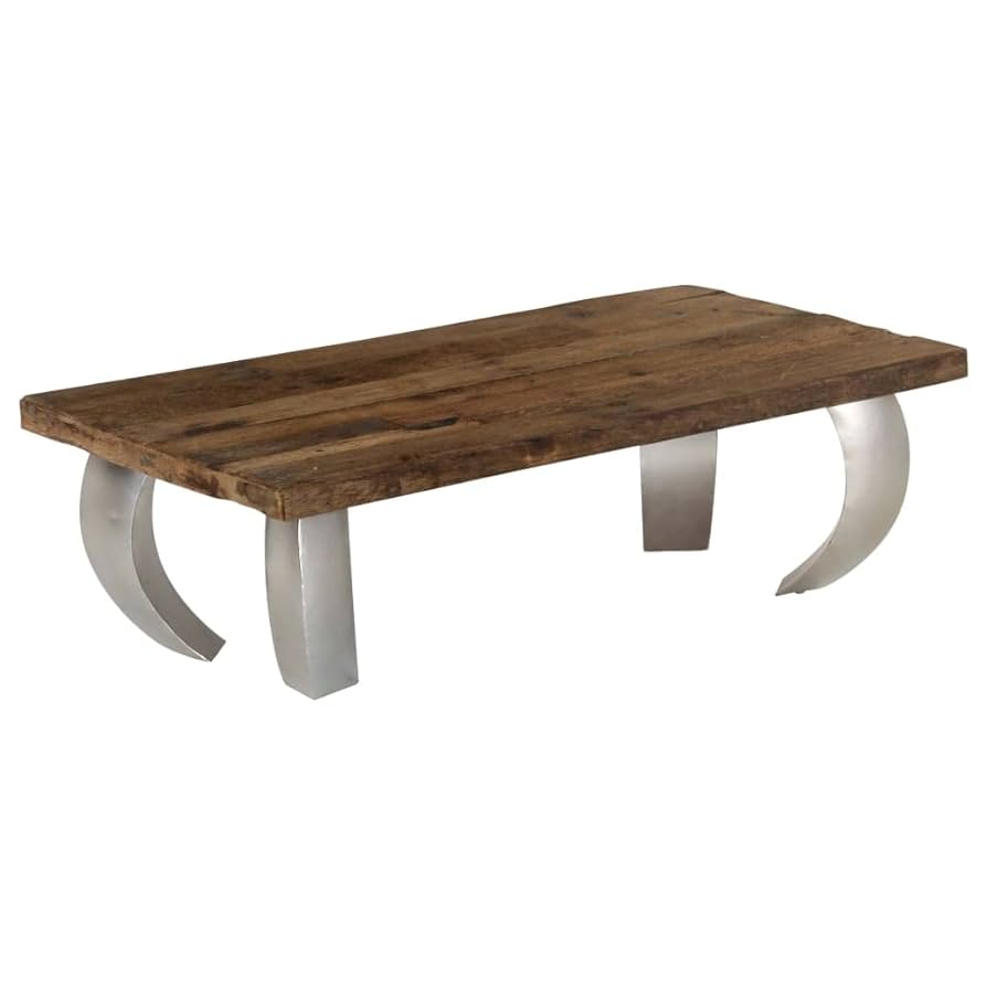 Amazon.com: Opium Coffee Table Reclaimed Wood and Steel 43.3