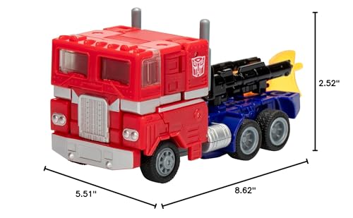 Transformers Legacy United Deluxe Class G1 Universe Optimus Prime, 5.5-inch Converting Action Figure, for Boys and Girls Ages 8+