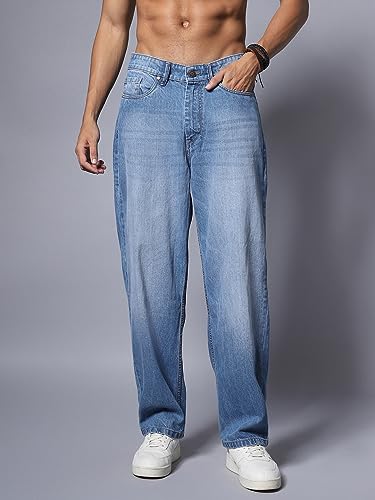 Image of HIGH Star Men's Regular Fit Mid Rise Jeans